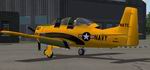 FS2004
                  US Navy NATC North American T-28C Trojan Textures only.