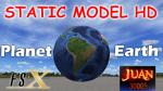 Planet Earth's static 3D model - FSX