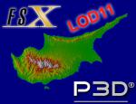 FSX / P3D Mesh Cyprus (Chipre) LOD11