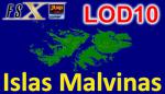 Mesh Islas Malvinas (Falkland Islands) lod10-HD FSX