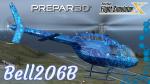 FSX/P3D Bell206B Tech Blue Texture HD