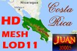 HD Mesh for Costa Rica
