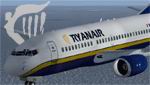 FS2004
                  Boeing 737 Experience RyanAir textures only 