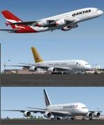 FSX/P3D>v4 Airbus 380-800 Multi Livery pack