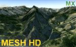 FSX/P3D Mesh LOD12 Mountains of Monterrey