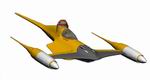 FS2002
                  Naboo Fighter model with R2 droid & naboo pilot