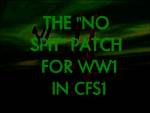 The
            "no spit" patch for CFS1 