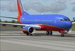 FS2004
                  Project Opensky - B737-700 Southwest Airlines "Canyon Blue"