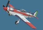 FS2004
                  North American P-51 Mustang Textures in Air Demonstration Squadron
                  of Brasilian Air Force colors.