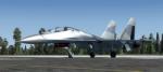 P3D4 Sukhoi Su-27 Flanker AI model made flyable