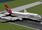 Project
                  747 Boeing 747-400 Qantas