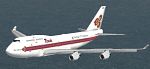 Project
                  747 Boeing 747-4D7 Thai Airways Int
