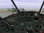 FS98
                    Panel for Beechcraft D18S with navigational aids