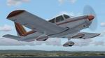 FS2004
                  Piper PA-28-180 Cherokee. Presented in red and white livery.