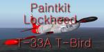 Paint Kit  for  Fs9/FSX T-33A T-Bird 