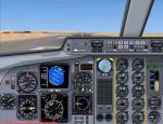 FSX 2D Panel turboprop Fokker F-50