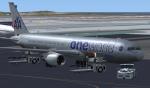Boeing 767-300 American "One World" with Custom 2-D panel