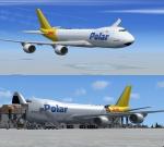 Boeing 747-8 Freighter, in Polar Air Cargo/DHL Cargo Delux Package