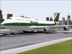 FS2000
                  Boeing747 400 Alitalia (Project OpenSky)