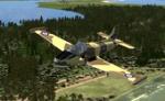 FS2004 Jet Provost in Top Gun Tasmania Textures