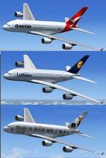 FSX/P3D Airbus A380 Multi-Pack (Updated & 3 New)