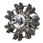 Single Engine Pratt & Whitney R-985 Wasp Junior Radial Engine
