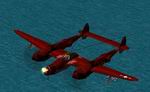 CFS2
            P-38 Repaint: P-38F in Red Overlay Paint