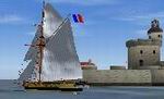FS2004
                  AI-Le Renard French corsair cutter ship ("the fox") for AI sceneries