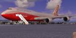 Boeing 747-8i Red Roll Out Livery Delux Package