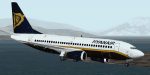 FS2000
                  Ryanair Boeing 737-400 replacement textures