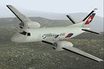FS2000
                  Crossair Saab 340