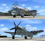 FSX/P3D v3,v4,v5 Hawker Sea Furies fix