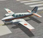 FSX Beech Baron 58 Hawaii Textures Pack 