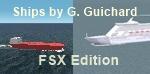 FSX AI Ships (Liners, Cruisers, Ferries, Cargos, Oil Tankers) Navigating Varied Maritime Routes Worldwide