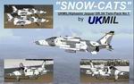 FS2004                  Sepecat Jaguar RAF Snowcat Textures Pack.