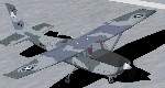 FS2000
                  Military T-41X Blue Camouflage. This is a Blue/Grey Camouflage
                  repaint of the stock C182RG