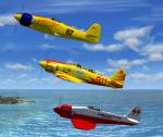 FSX/P3D v3 v4 v5 Hawker Sea Fury Reno Racers