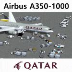 FS2004 Qatar Airbus A350-1000 AGS-G4e.