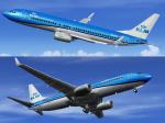 Boeing 737-8K2 KLM New Livery PH-BXL