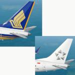 Singapore Airlines Boeing 737max 8 (2 variants) Textures