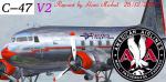 Douglas C-47 Skytrain V2, American Airlines Textures 