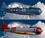 FSX/P3D North American T-6 Quad Package 