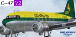 FSX Air North Douglas C-47 Skytrain v2 Textures