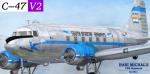 FSX South Africa ZS-BXF C-47 Skytrain v2 Textures