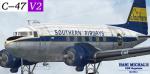 FSX Southern Airways N18573 C-47 Skytrain v2 Textures