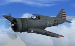 FSX Curtiss P-36 Mohawk with Updated Panel