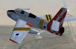 FSX F-84F Thunderstreak with updated panels