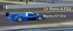 Le  Mans 4 FSX Toyota GT One
