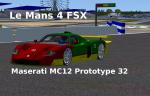 Le Mans 4 FSX Maserati MC12 Series