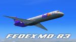 FSND MD-83 FedEx Fictitious Textures